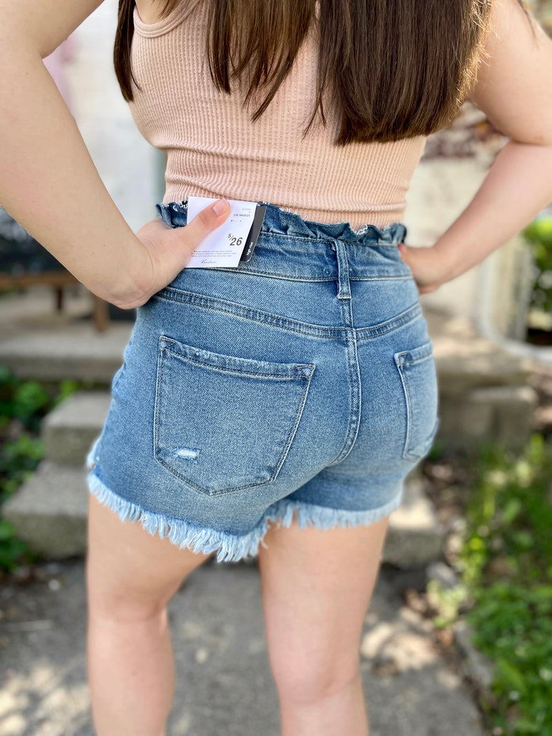 All About the Details Denim Shorts