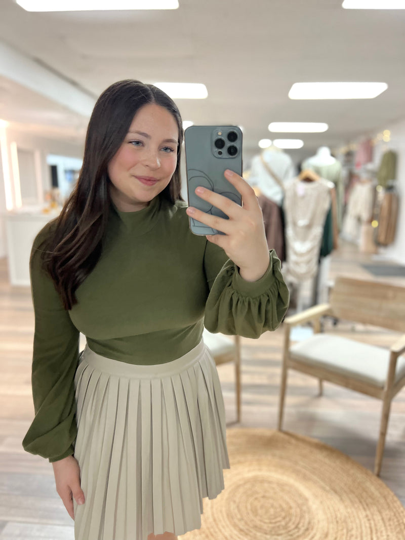 Try Me Out High Neck Top