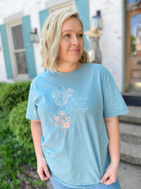 Grow Embroidered Graphic Tee