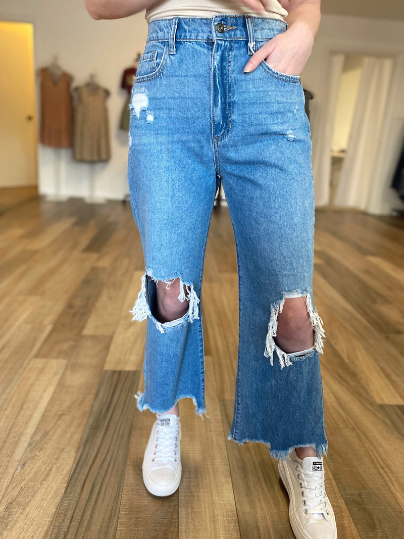 Addie High Rise Wide Leg Jean