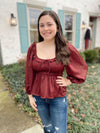 Emmaline Square Neck Top