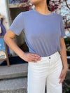 Basic Everyday Tee-Blue