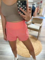 Rocky Highwaisted Athletic Short-Bubble Gum