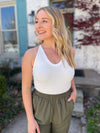 Pure Bliss Ribbed Bodysuit-Ivory