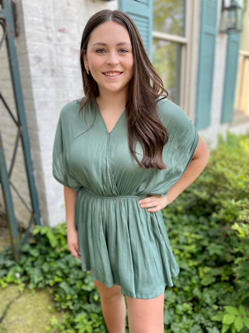 Macie Satin Romper
