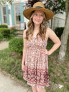 Making Memories Paisley Print Dress