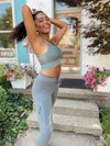 Lola Utility High-waist Leggings-Pearl