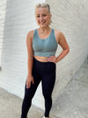 Kataleya Laser Cute Sports Bra-Sea