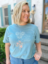 Grow Embroidered Graphic Tee