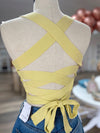 Cleo Tie Back Top- Melon