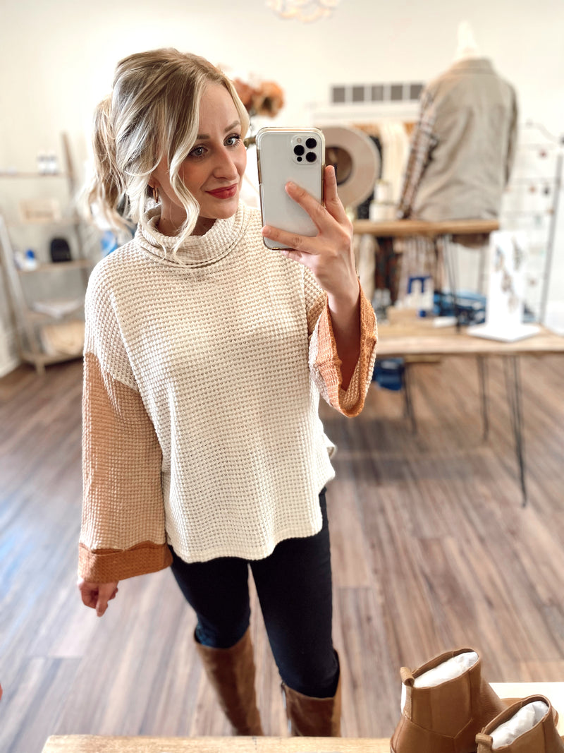 Let's Go Color Blocked Top