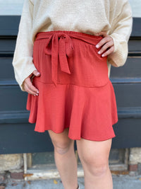 Adeene Tie Skort