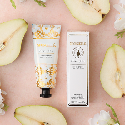 Freesia Pear Hand Cream- Spongelle