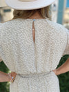 Steph Drop Shoulder Printed Romper-Taupe