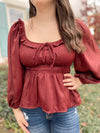 Emmaline Square Neck Top
