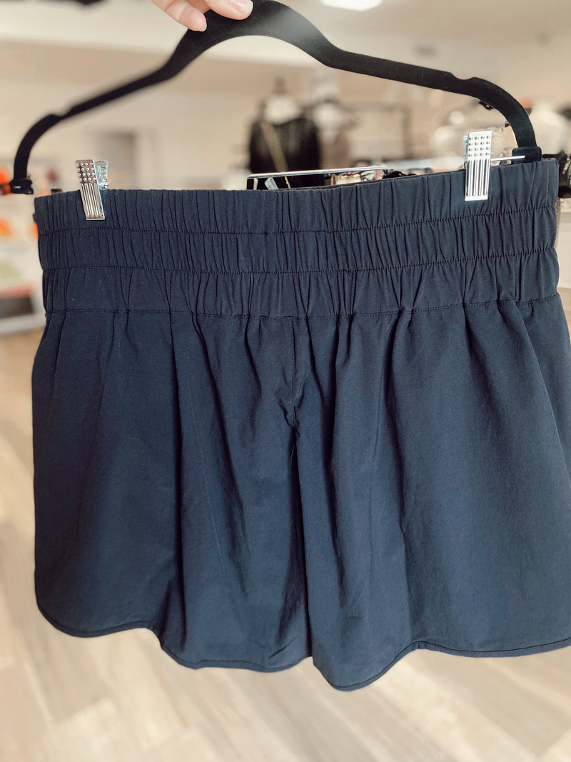 Rocky Highwaisted Athletic Short- Black