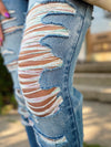 Be A Rainbow Mom Jeans-Medium Wash
