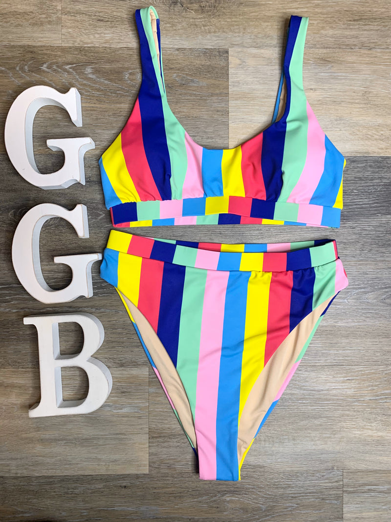 Beautiful Payton Rainbow Bikini