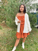 My Type Ruffle Detail Mini Dress