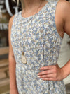 SSS Skye Tiered Floral Dress-Blue