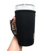 BLACK W/ LEOPARD 20OZ TUMBLER HANDLER FITS YETI®