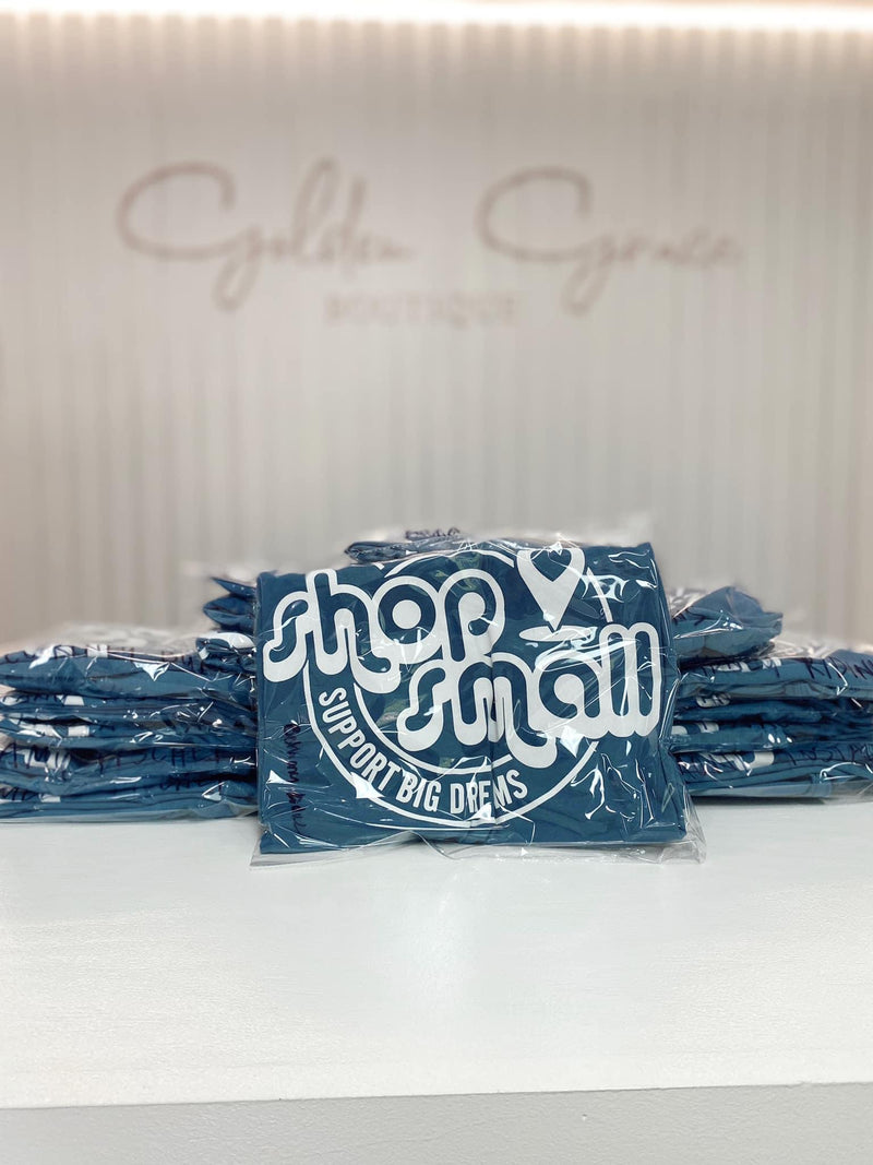 Give Back GGB Graphic Tee- Indigo