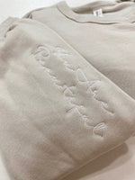 Self Love Club Crewneck With Sleeve Detail