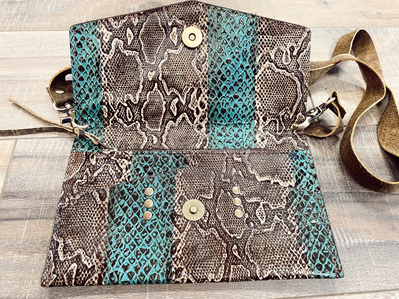Upcycled Jordan Bag Animal Print