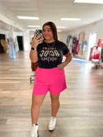 ALAINA ULTRA PINK SHORTS