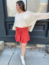 Adeene Tie Skort