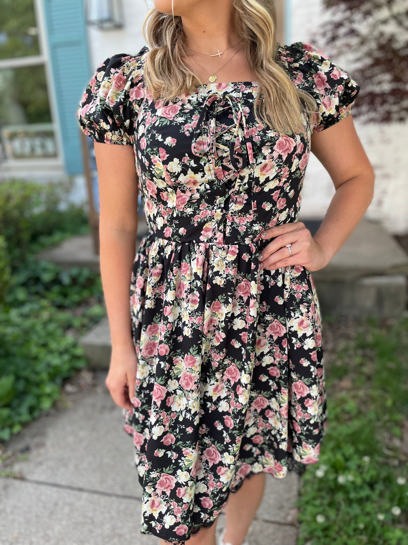 Bring the Romance Floral Dress