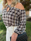 Dani Plaid Halter Neck Top