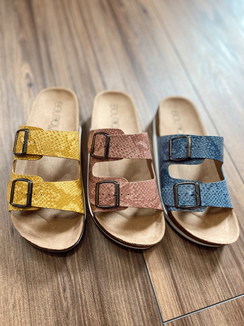 *Beach Babe Sandal By Corkys-Yellow