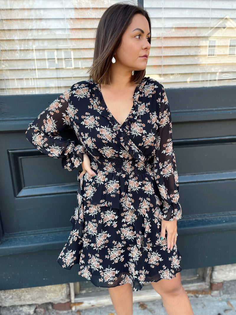 Ellington Smocked Tiered Dress
