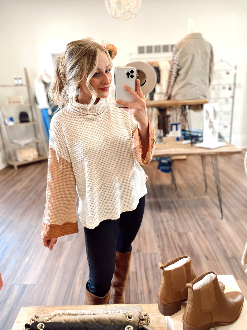 Let's Go Color Blocked Top