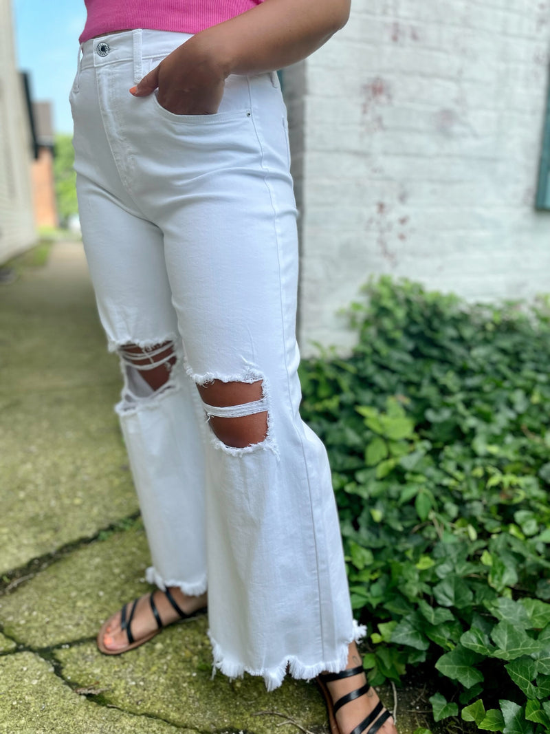 Juniper High Rise Wide Leg Jeans