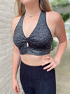 Shimmer Baby Foil Print Sports Bra