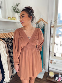 Clementine Balloon Sleeve Dress