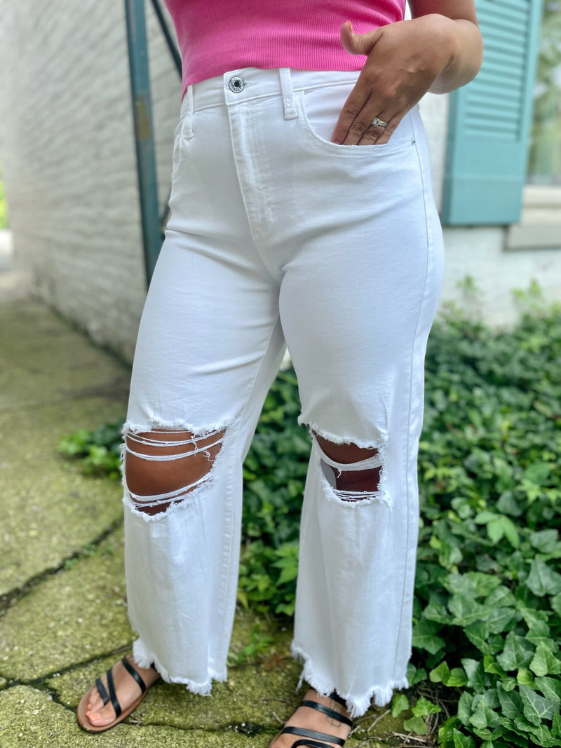 Juniper High Rise Wide Leg Jeans