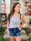 Aislinn Button Fly Shorts