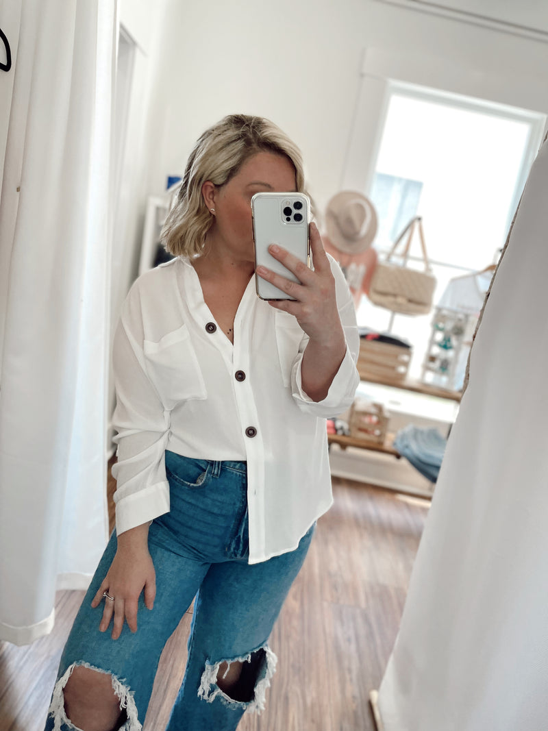 Need, Must, Want Button Up Top