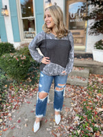 Mosalyn Camo Print Hoodie