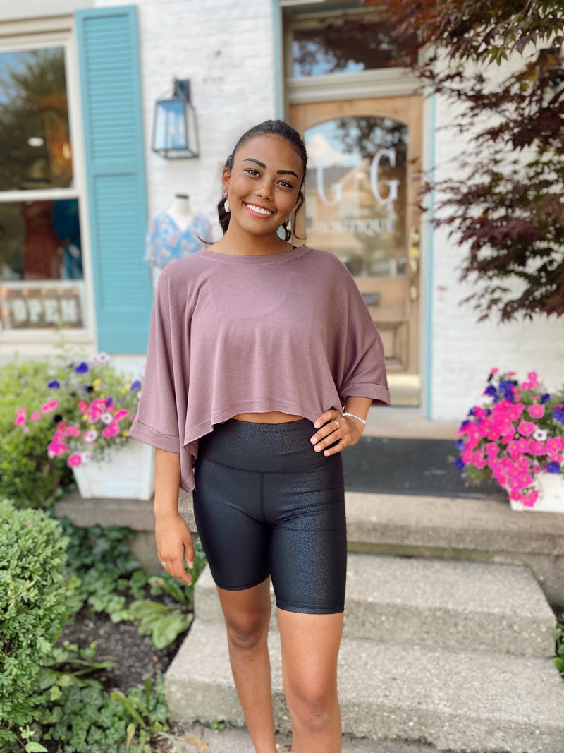 Cropped For All Oversized Top