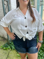 Need, Must, Want Button Up Top