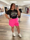 ALAINA ULTRA PINK SHORTS