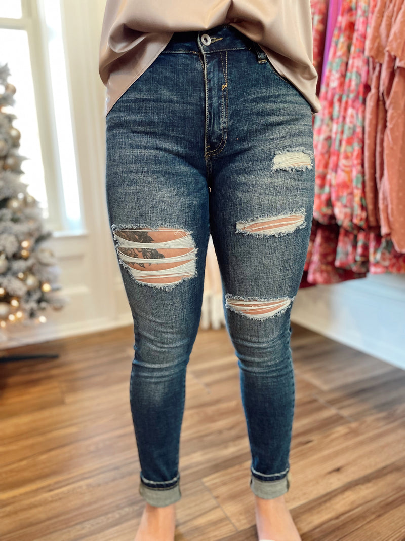 Darla Distressed Skinny Jean