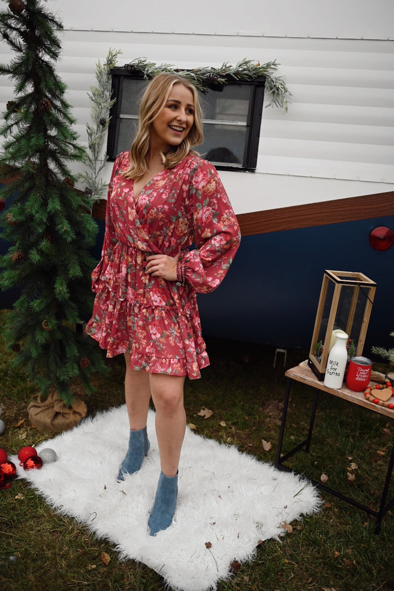 Callie Floral Mini Dress