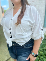 Need, Must, Want Button Up Top
