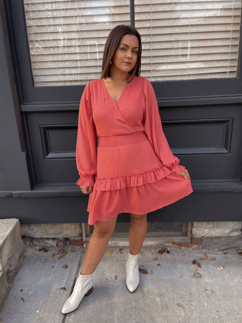 Liz Bubble Sleeve Dress