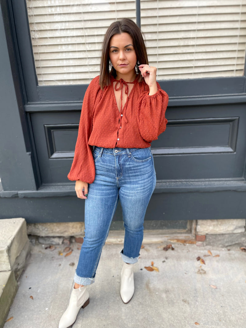 Adelaide Button Down Blouse
